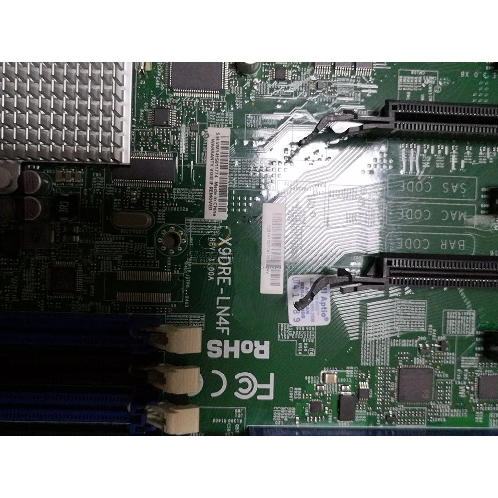 Supermicro 서버 마더보드 E5-2600 군 ECC LGA2011 DDR3 8x SATA2 2x SATA3 포트 X9DRE-LN4F
