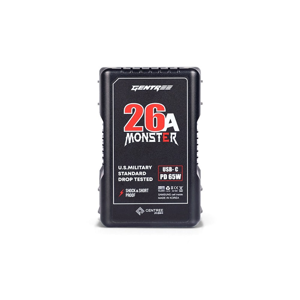 GENTREE MONSTER-390W26A-C USB-C타입 V-마운트 배터리