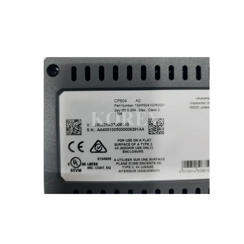 터치 스크린 CP604 A0 1SAP504100R0001 원본
