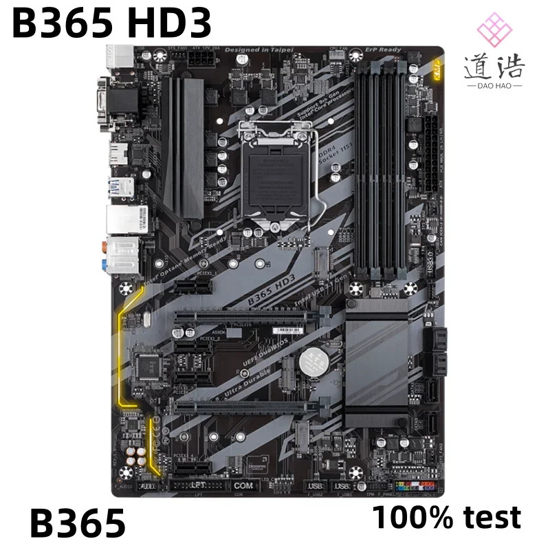 B365 HD3 마더보드64GB HDMI M.2 LGA 1151 DDR4 메인보드 완전 WorkMA 리퍼
