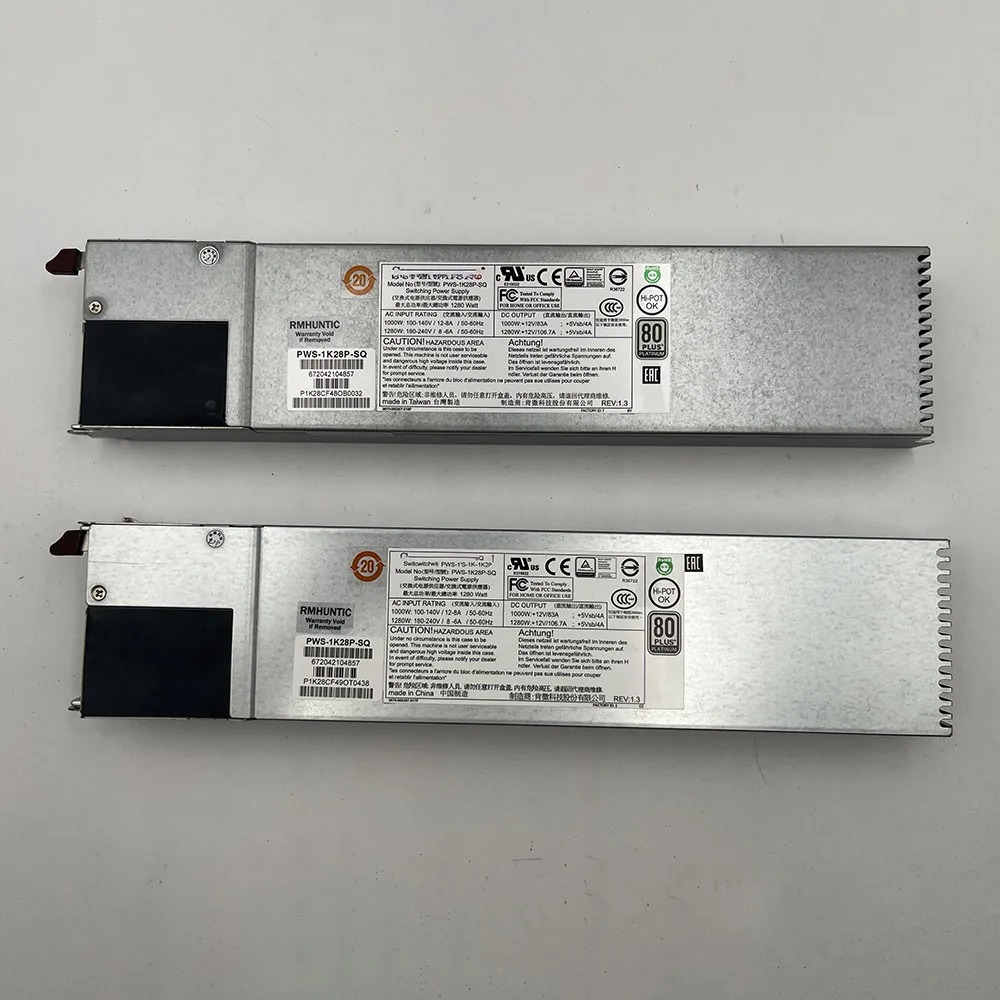 Supermicro 4성 1200W 서버 전원공급장치 모듈PWS-1K21P-1R 전리퍼