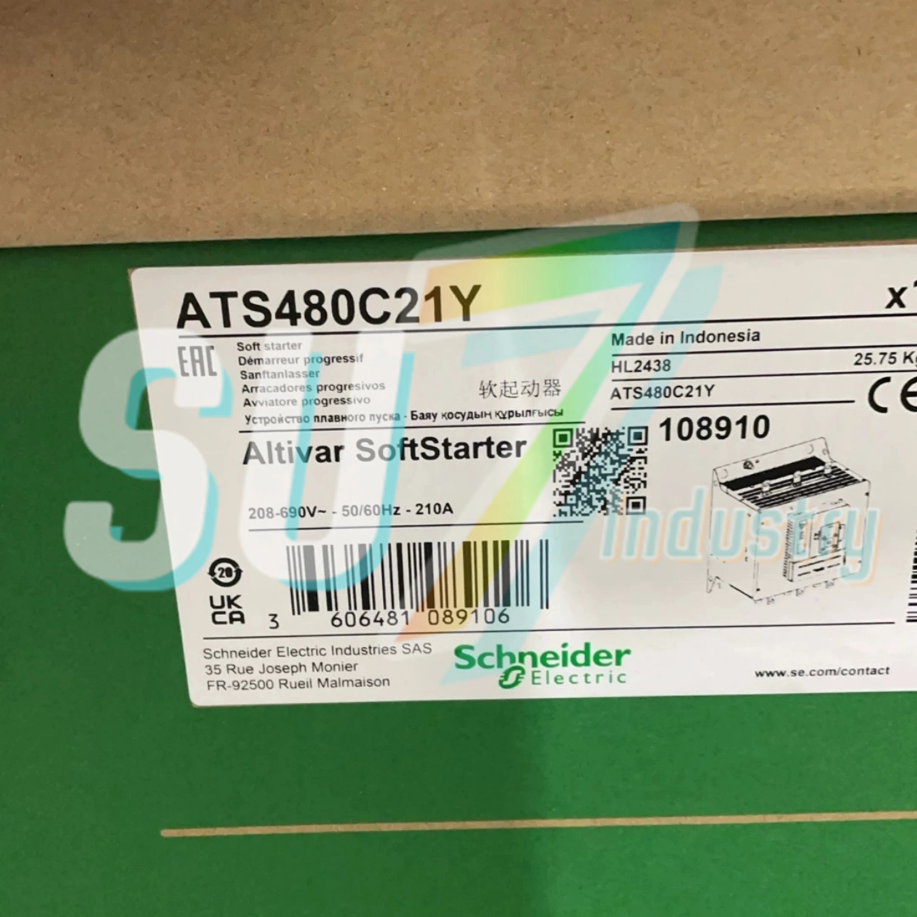 소프트 스타터 새 ATS480C21Y ATS480C25Y ATS480C32Y