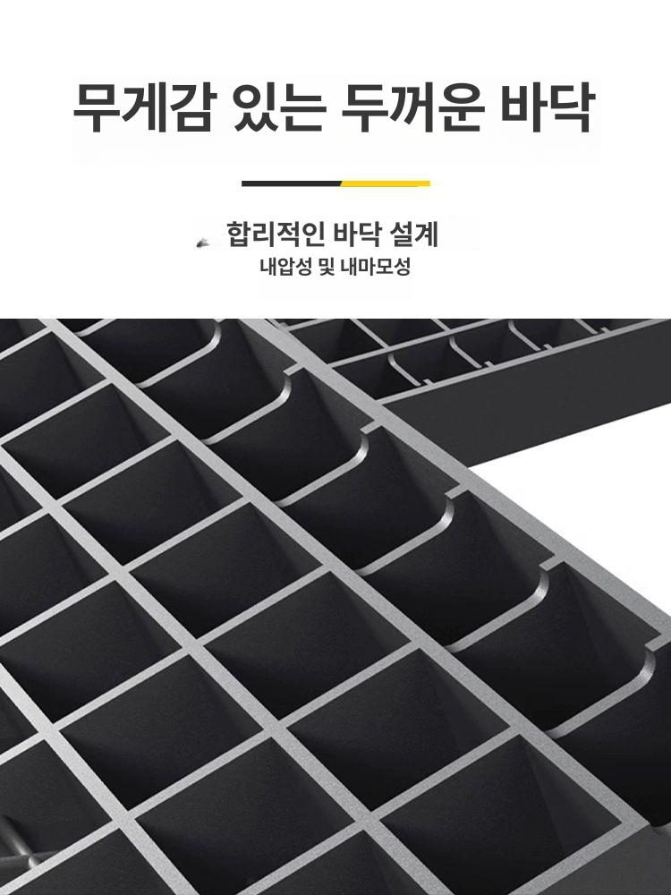 차량용 경사판 슬로프 경사로 방지턱 차량진입발판 차량진입판 도로 진입턱 보조 높이 - 상세 이미지 3