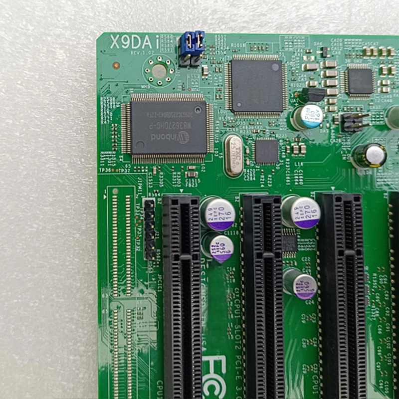 슈퍼마이크로 제온용마더보드 듀얼 LGA2011 E5-2600 V1 V2 패밀리 ECC DDR3 PCI-E 3.0 X9DAi