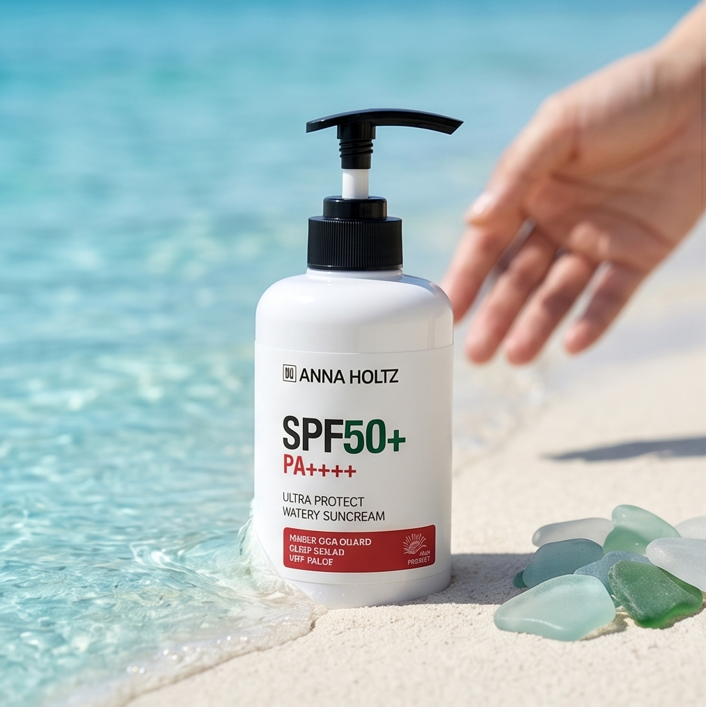안나홀츠 대용량 온가족 울트라 프로텍트 수분 선크림 spf50+PA++++ 썬크림 500g 자외선차단제 썬블럭 - 상세 이미지 4