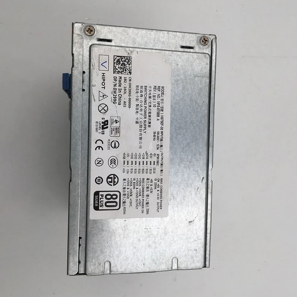 DELL T5400 T5500 NPS-875BB A H875E-00 N875EF-00 0W299G 875W워크스테이션 전원공급장치 종합 리퍼 후