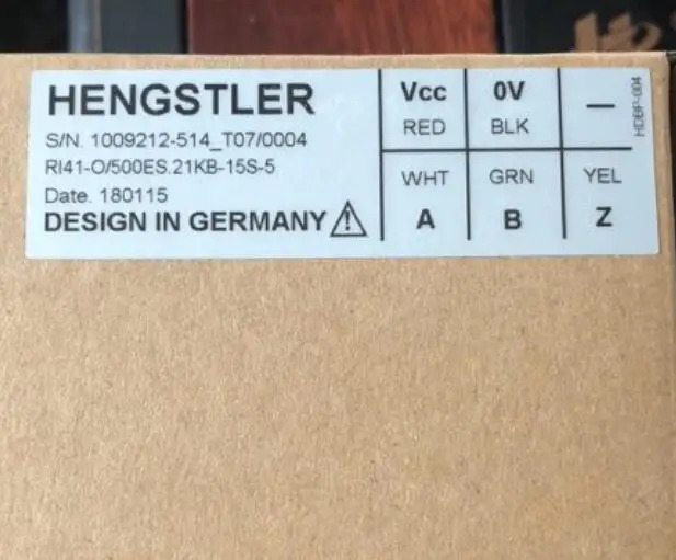 Hengsler 로터리 인코더 솔리드 샤프트 RI41-O 500ES 21KB-15S-5 신