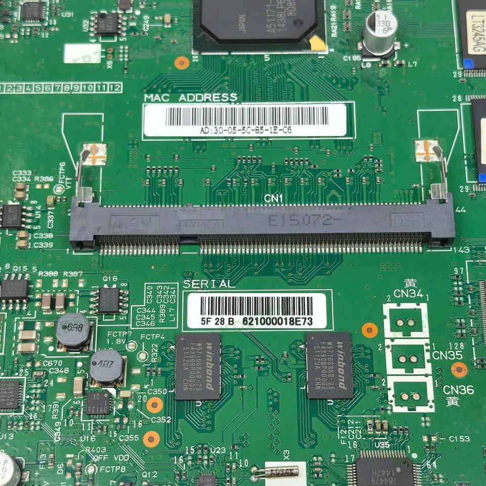 브라더 MFC-L8650CDW 로직 보드오리지널 메보드 LT3060001 LT2756