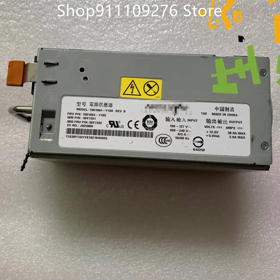 IBM X3200 M2 서버 전원공급장치PSU 7001084-Y100 7001084-Y102 39Y7331 39Y7332