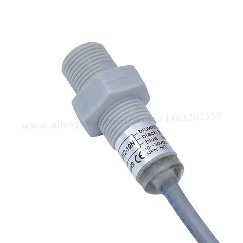 CP12-10P / CP12-10N 오리지널 원통형 용량 성 센서 10-30VDC 10mm