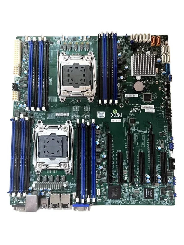 Supermicro X10DRI 듀얼 X99 2011-3 메보드 C612 칩셋은 E5 V3/V4 서버 DDR4를 지원