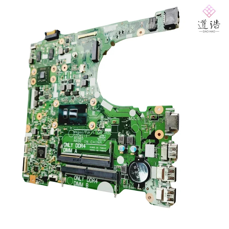 15341-1 Dell piron 3467 3567 노트북 마더보드 CPUI3-7100U/I5-7200U/I7-7500U DDR4 메인보드 완전 작동 리퍼