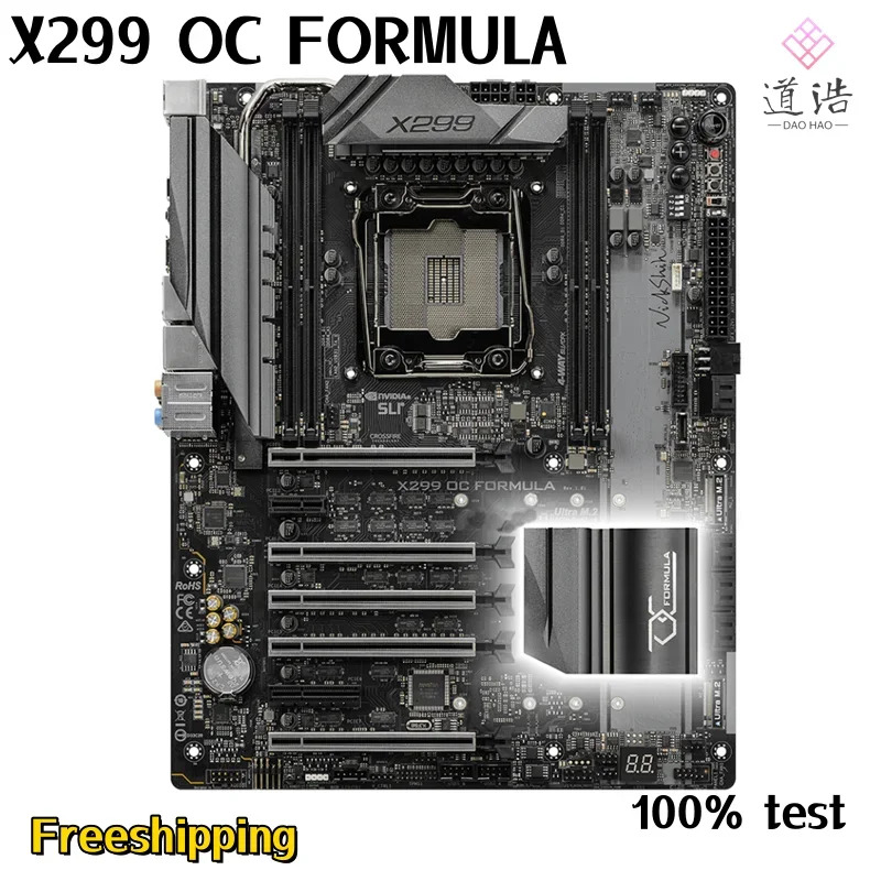ASRock호환 X299 OC 포뮬라 마더보드 128GB PCI-E3.0 M.2 LGA 2066 DDR4 메인보드 리퍼 완료
