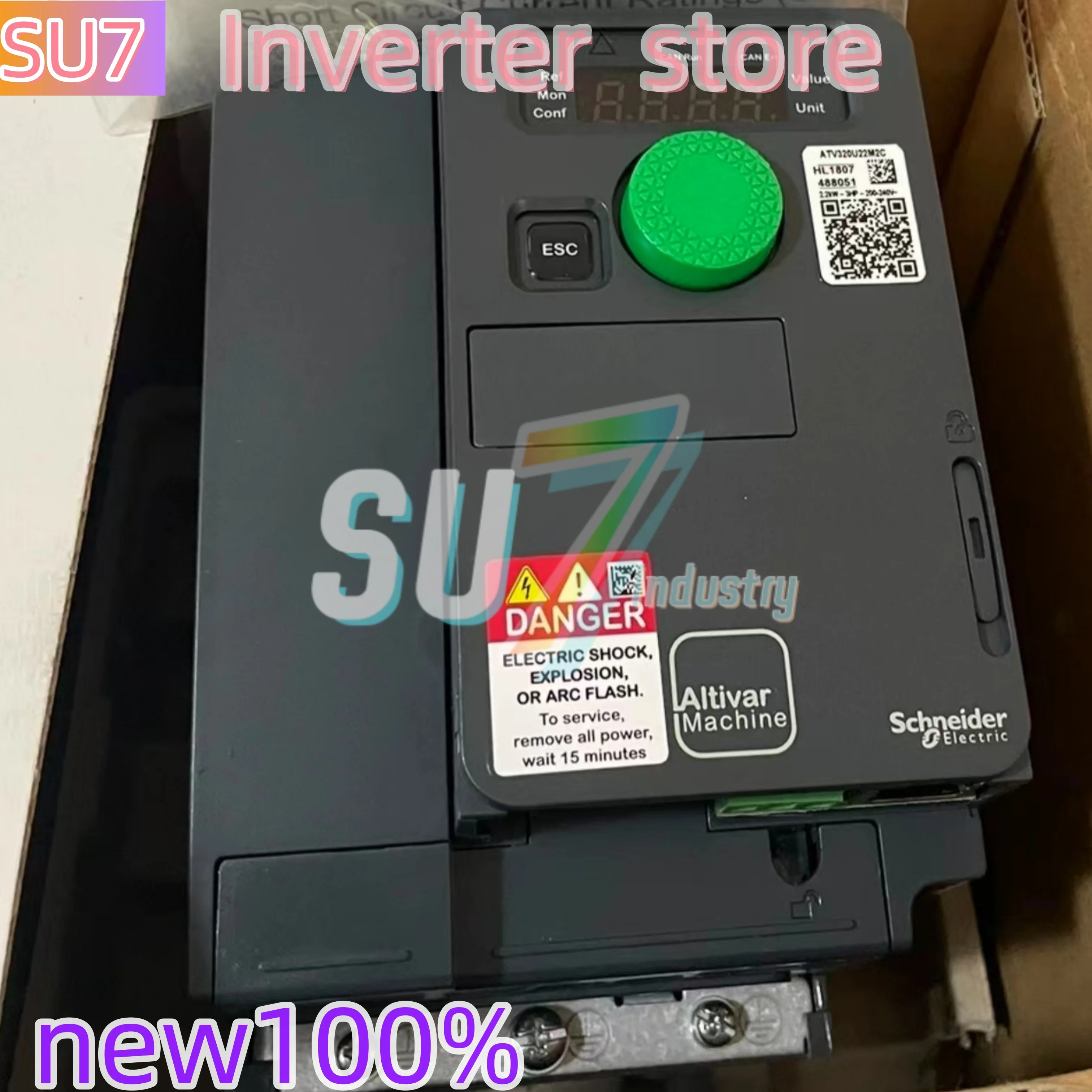 ATV320U22M2B ATV320U22M2C 인버터 새 - 가변 주파수 드라이브 산업 제어 장비