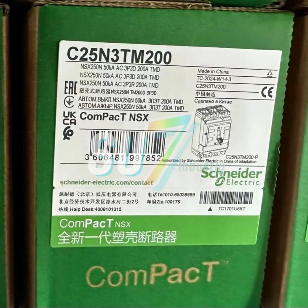 회로차단기 새 C25N3TM200 NSX250N TMD 200A 3P3D C25N6TM250 250A 4P3D