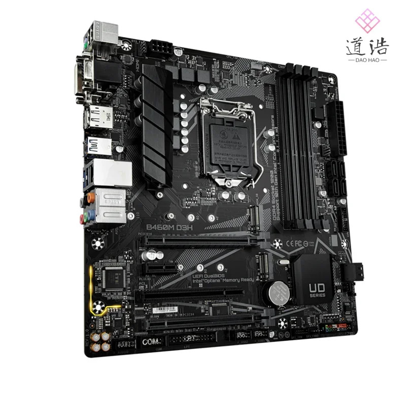 B460 마더보드 B460M D3H 128GB HDMI DP M.2 LGA 1200 DDR4 마이크로 완전 작동 리퍼
