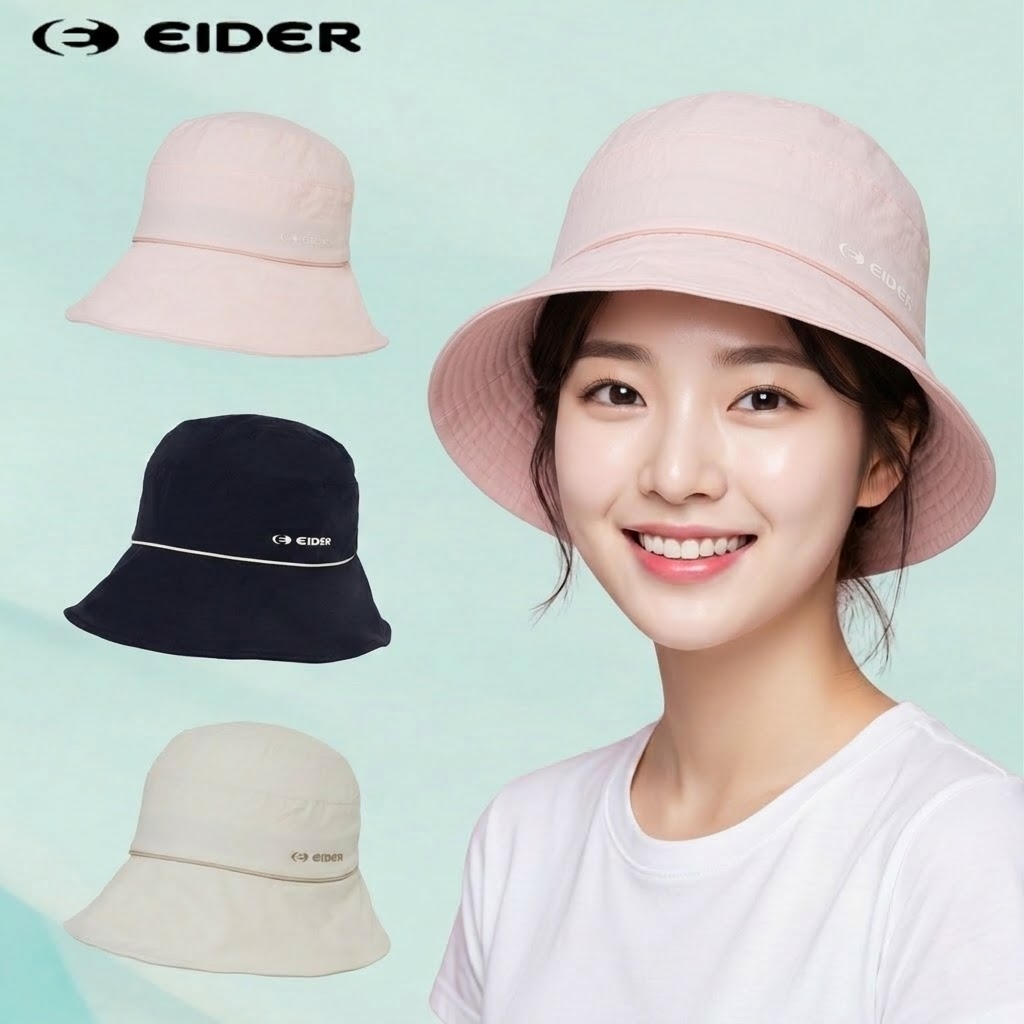 아이더 하이킹햇 여성 여름 UV차단 경량 흡습속건 - 상품 이미지
