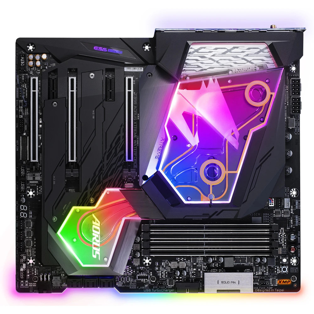 Z390 AORUS XTREME WATERFORCE 마더보드 LGA1151 DDR4 128GB E- 고속