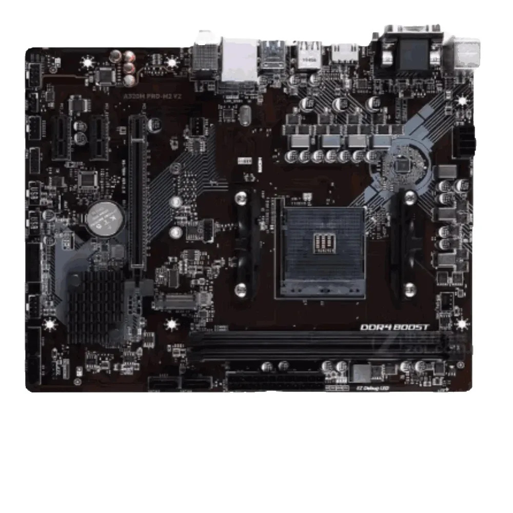 A320m Pro M2는 Am4 대 프로세서를 지원 Ddr4 메모리 슬롯 2개 64gb Pcie3.0 리퍼