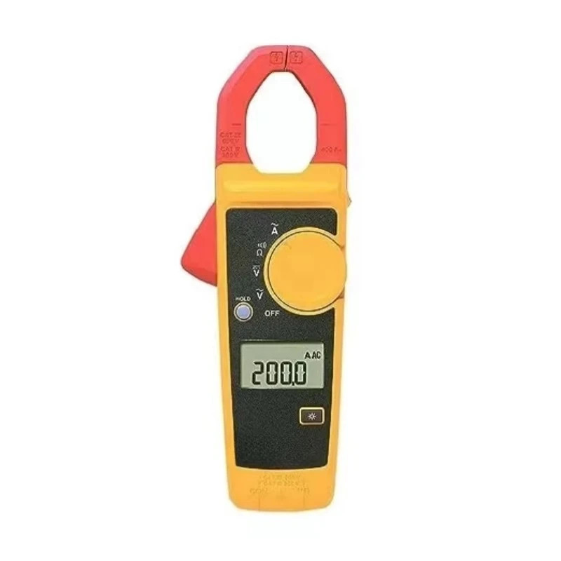골드 새 Flu Ke 302 Plus AC400A 디지털 클램프 미터 테스터 AC/DC 전압 전류 멀티미터