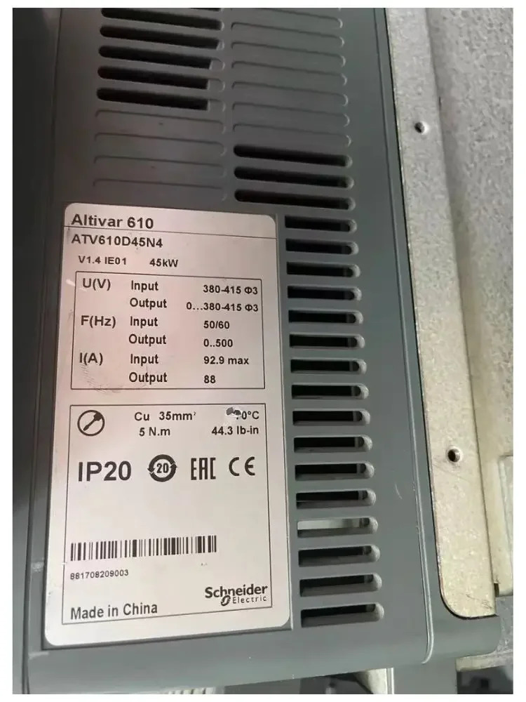 리퍼 ATV610D45N4 인버터 OK