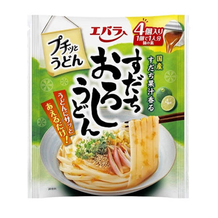 에바라 [해외]에바라 쁘띠 스다치 그레이트 우동 소스 6팩 Ebara Petit and Noodles, Sudachi Grated Udon, 0.8 oz