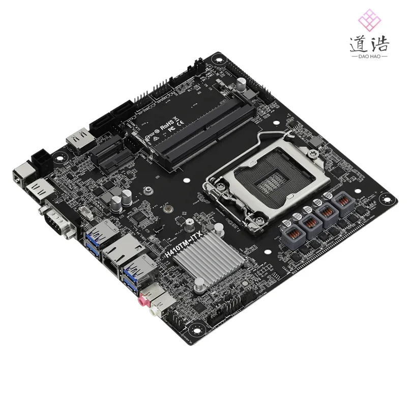 ASRock호환 H410TM-ITX 마더보드64GB HDMI M.2 LGA 1200 DDR4 Mini-ITX 17x17 H410 메인보드 완전 작동 리퍼