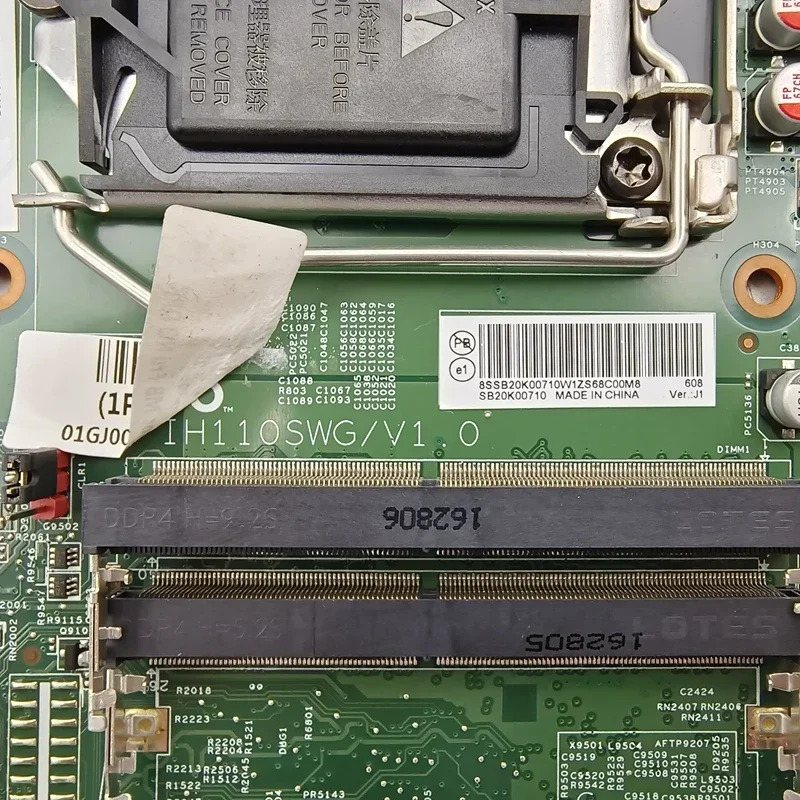 14039-1 Lenovo호환 M8350Z AIO 마더보드01GJ001 IH110SWG/V1.0 LM80Z 메인보드 완전 작동 리퍼