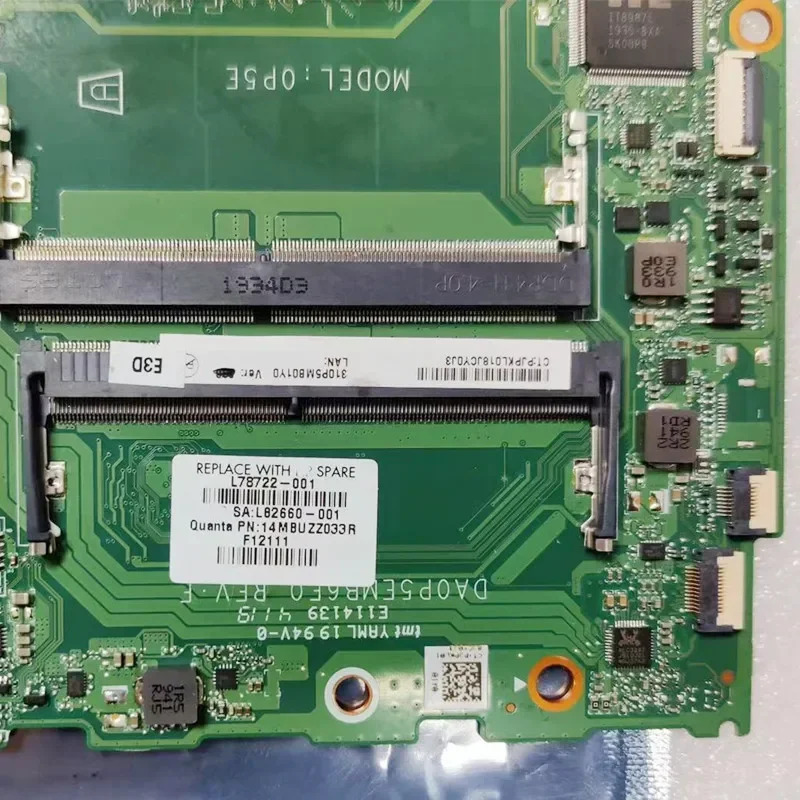 hp호환 15s-eq 15s-eq0012ns 아톰L78722-001 300U 마더보드 0P5E DA0P5EMBE0 L82660-001 메인보드 완전 작동 리퍼