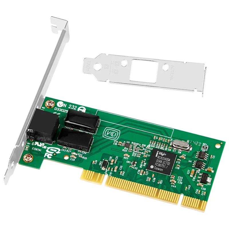 PCI 기가비트 네트워크 인터페이스 카드 데스크탑 슬롯 드라이브 intel호환82540 절반 높이 배플 2U