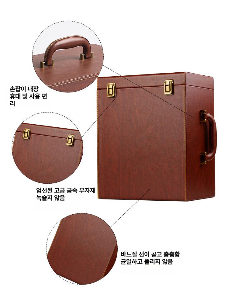 보냉백 갈색 휴대용 캐리어 와인가방 여행용 토트백 캠핑보관함 이미지 6