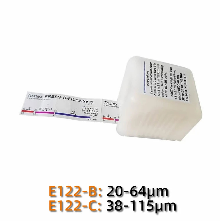 E122-B/C 거칠기 측정 테이프 Testex 복제 마찰지
