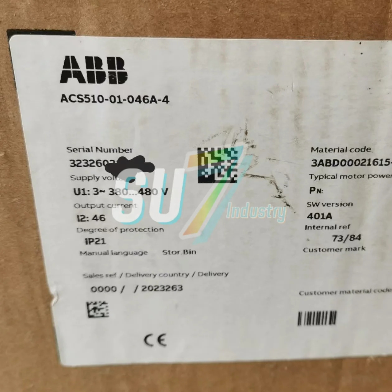 ACS510-01-046A-4 주파수 변환기 새