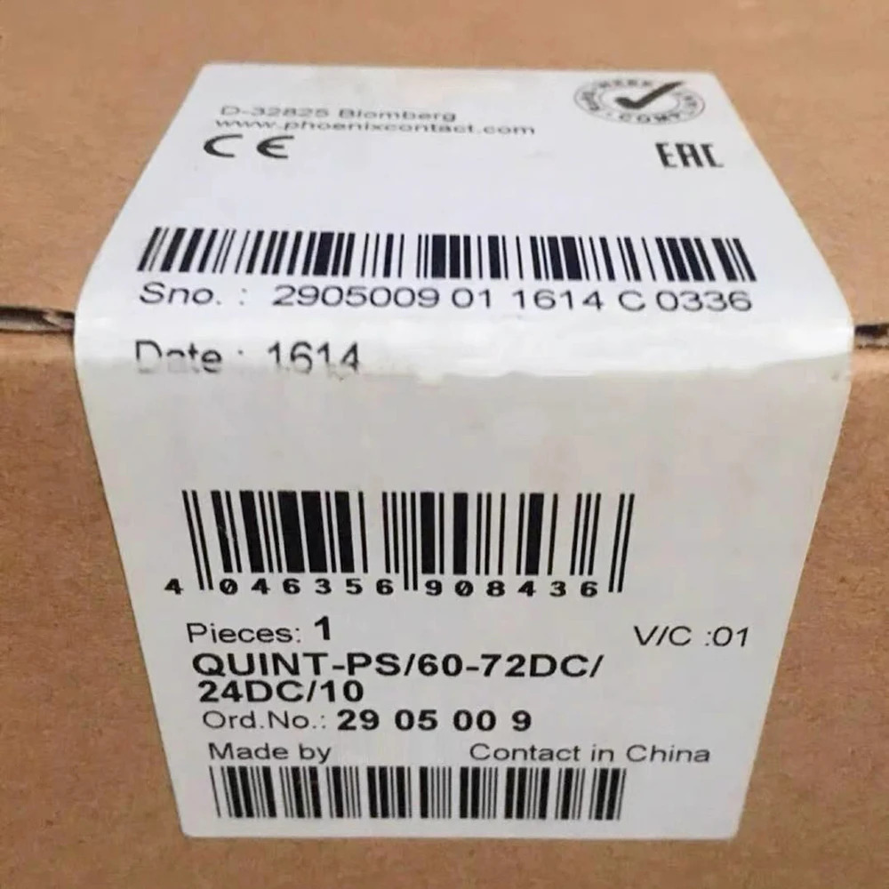 Phoenix DC/DC 컨버터 24VDC/10A새 QUINT-PS/60-72DC/24DC/10 QUINT 전원 2905009