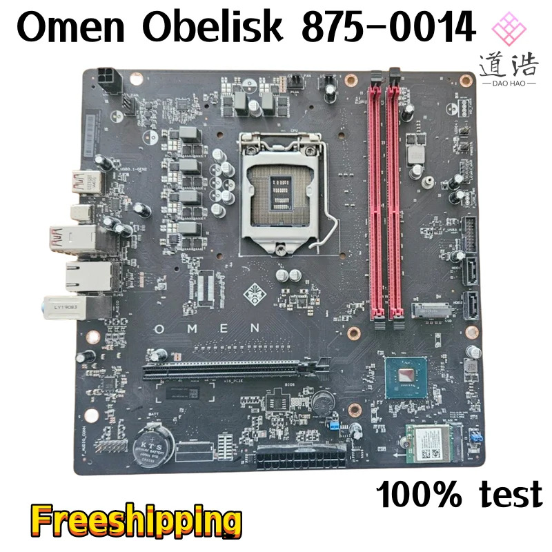 hp호환 Omen 오벨리스크 875-0014 L23867-001 데스크탑 마더보드 17582-1 L23867-601 LGA 1151 DDR4 H370 메인보드 완전 작동