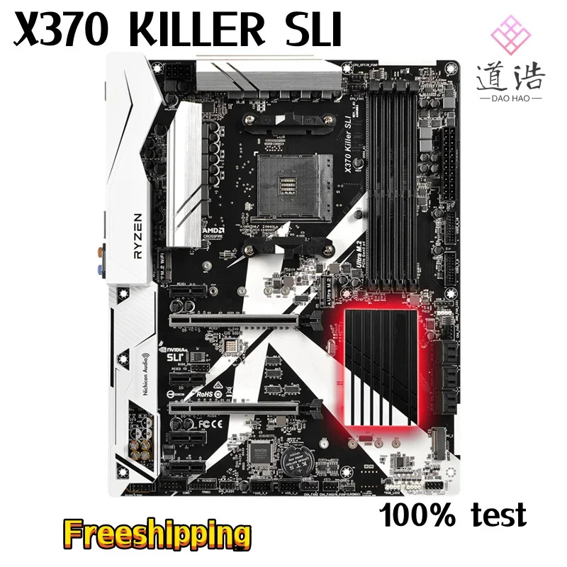 ASRock호환 X370 KILLER SLI 마더보드 64GB HDMI PCI-E3.0 M.2 소켓 AM4 DDR4 메인보드 완전 작동 리퍼