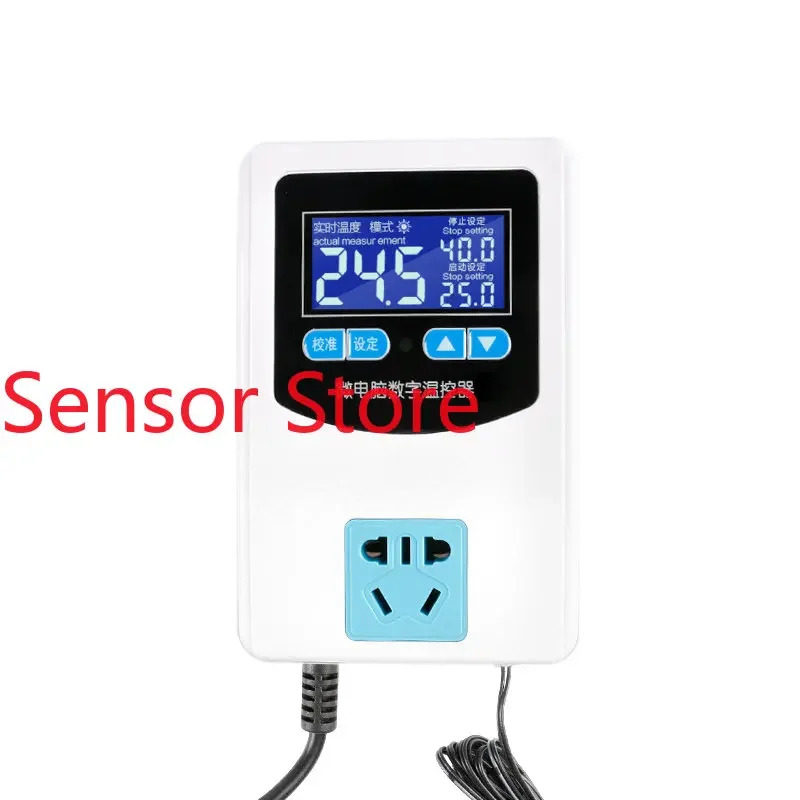 5PSC 1500/2200W 방수 에어 자기 프로브 고정밀 디지털 온도 조절기 지능형 디스플레이