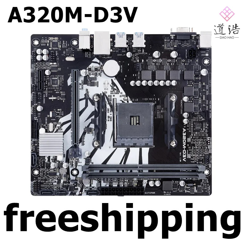 A320M-D3V 마더보드 AM4 DDR4 마이크로 A320 메인보드완전 작동 리퍼