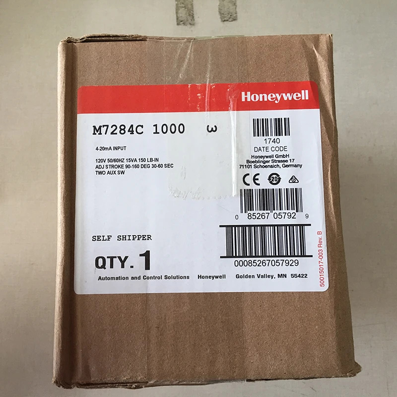 하니웰 모터 액추에이터 M7284C1000