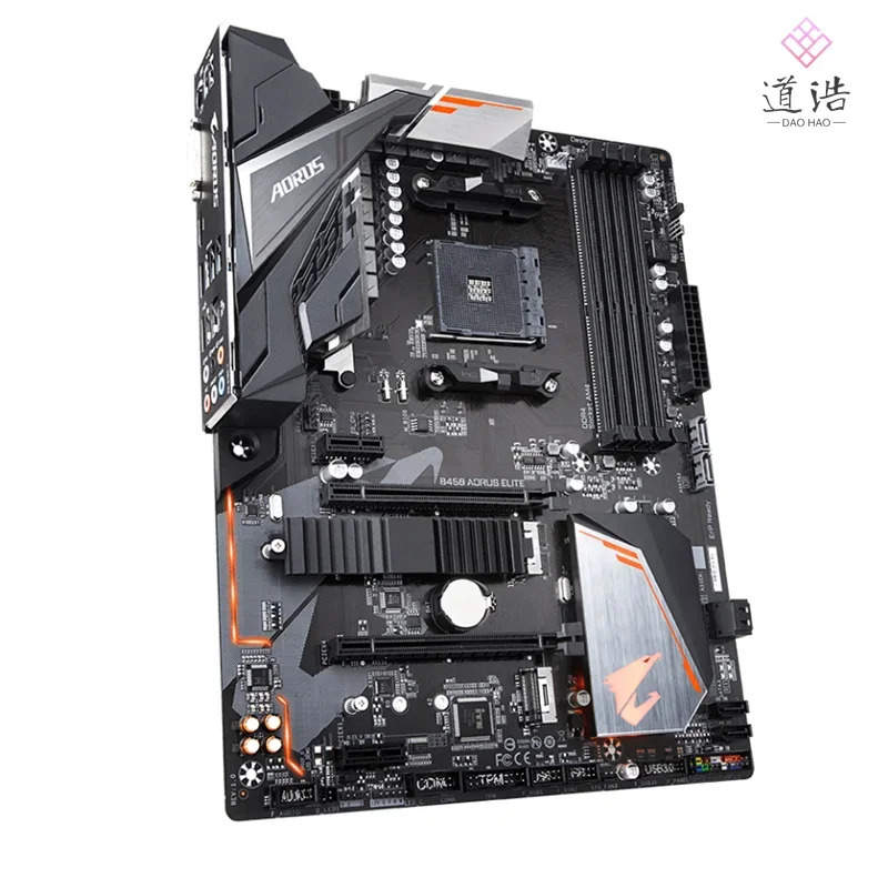 B450 AORUS ELITE 마더보드64GB HDMI M.2 소켓 AM4 DDR4 메인보드 완전 작동 리퍼