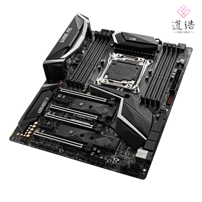 X299 GNG PRO 카본 AC 256GB LGA 2066 DDR4 M.2 마더보드 리퍼 완료