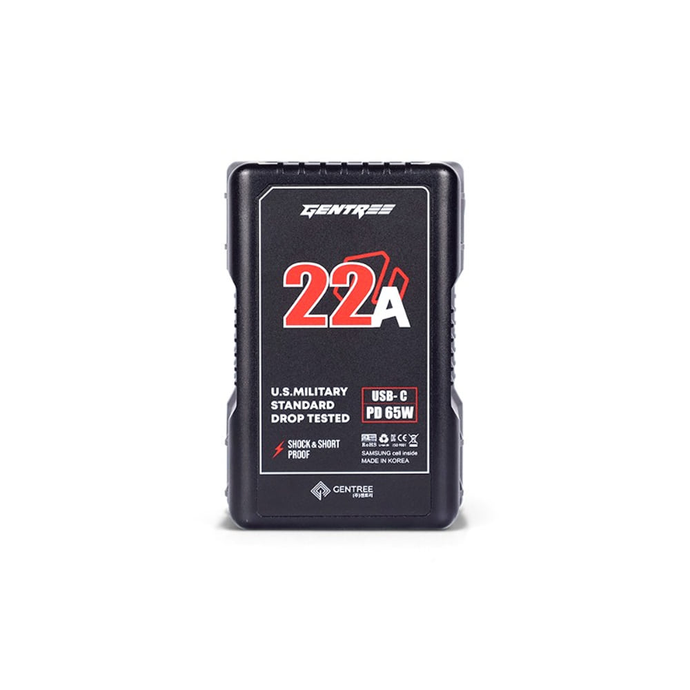젠트리 N-CUBE-290W22A-C USB-C타입 V-마운트 배터리