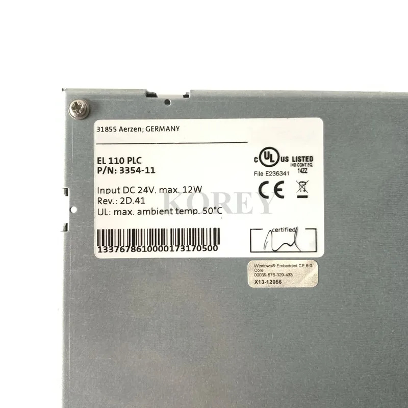 터치 스크린 EL110 EL 110 PLC 3354-11 12W DC 24V 원본