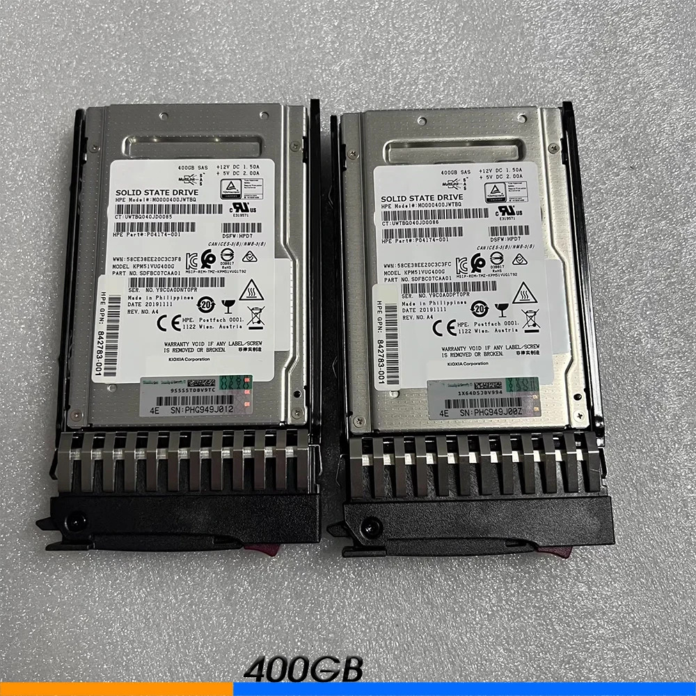 hp호환E N9X95A 841504-001 MSA 400G 12G SAS 혼합 사2.5 SSD400GB