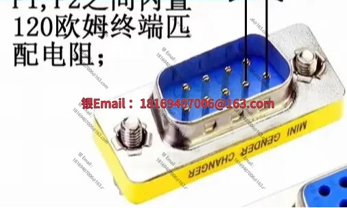 10PCS 산업컴퓨터120ohms 내장 터미널 매칭 저항기가 RS485 DB9 인터페이스 120R