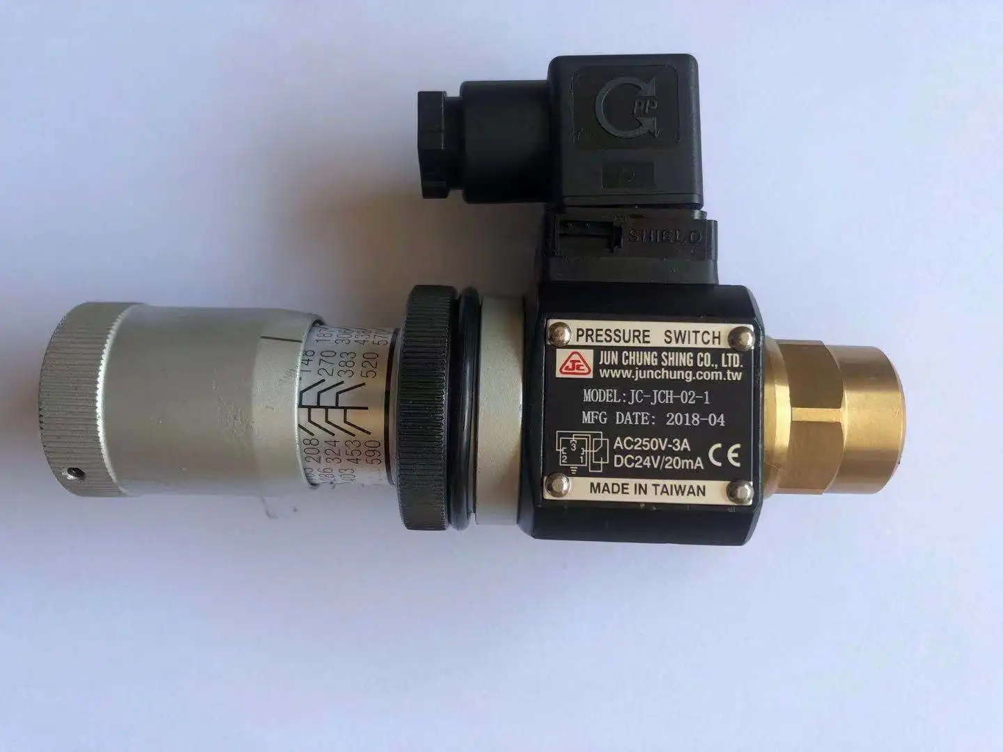 JUN CHUNG SHING CO.LTD. 압력 스위치 모델 대만산 JC-JCS-02-N-1 JC-JCH-02-1 AC250V-3A DC24V 20mA