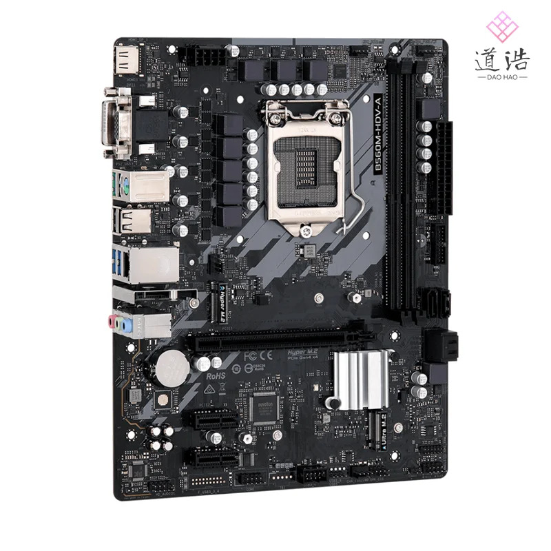 ASRock호환 B560M-HDV-A 마더보드리퍼 완료 메인보드 64GB HDMI PCI-E4.0 M.2 LGA 1200 DDR4 마이크로 B560