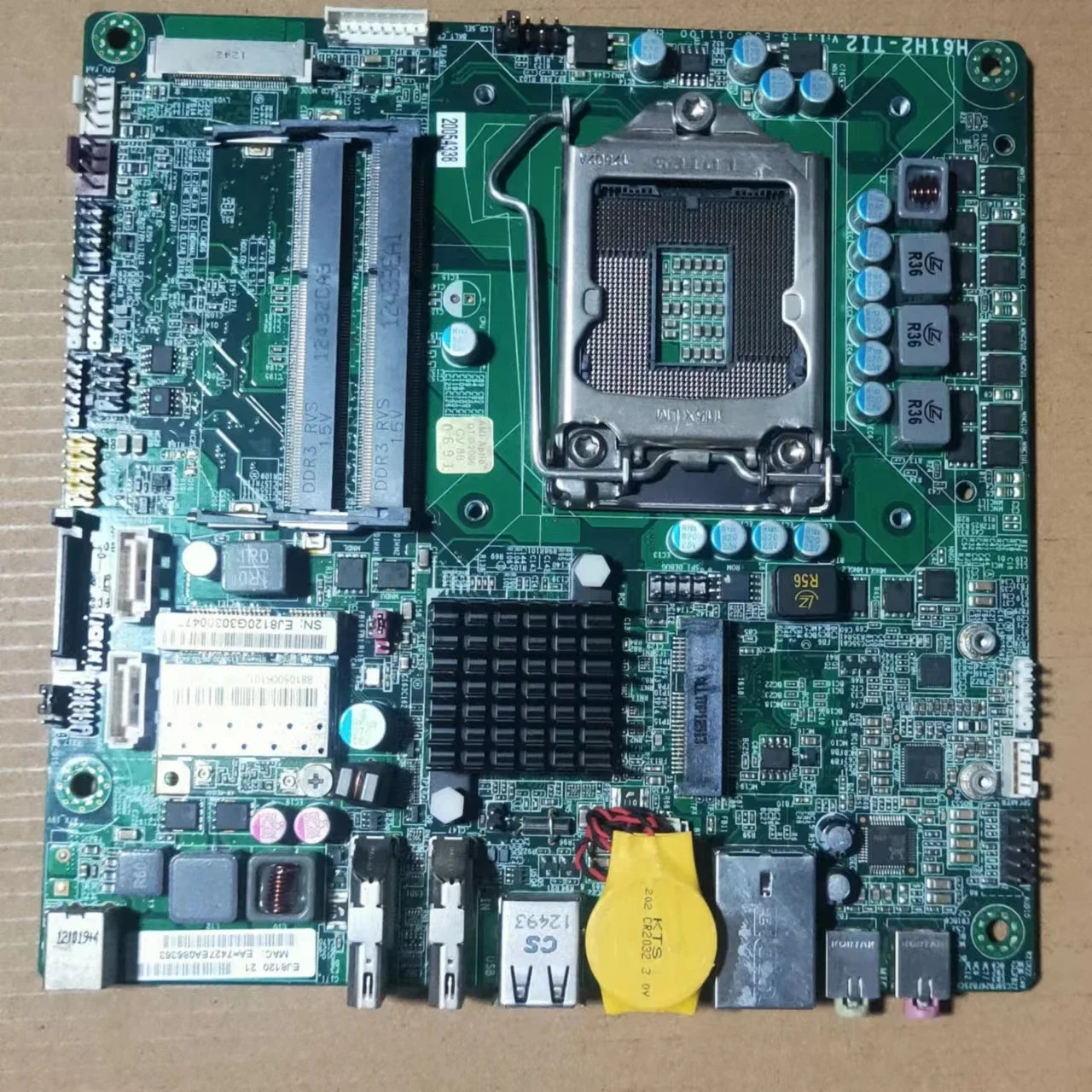 미니올인원 메보드 H61H2-T12 HDMI DDR3 메모리가 포함된 미니 소형 보드