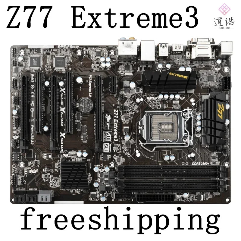 ASRock호환 Z77 Extreme3 마더보드32GB LGA 1155 DDR3 메인보드 완전 작동 리퍼