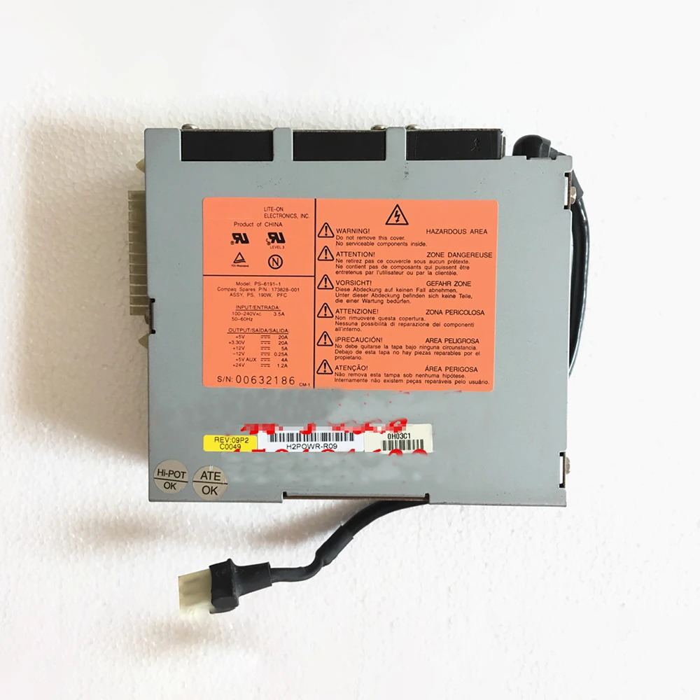 hp호환 Compaq DL360 G1 190W 173828-001 PS-6191-1 서버 전원공급장치 전 리퍼